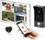 ORNO Mailo, Egycsaládos Videós Ajtóbejárati Rendszer, 4 Vezetékes, 10", Wi-Fi, Érintőképernyő, Full HD, Rfid, Billentyűzet