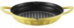 Mellow Yellow BUYDEEM Enameled Cast Iron Grill Pan 26 cm, model CP553, color Mellow Yellow (CP553-MY) (CP553-MY)