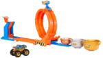 Mattel Set pista cu masinute, Monster Trucks 50th Anniversary Bigfoot Loop Track (14AA3A)
