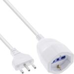 Good Connections InLine 16410I elektromos elosztó 10 M 1 AC kimenet(ek) Beltéri Fehér