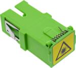 InLine 89992F optikai adapter SC/SC 1 db Zöld