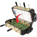 Ambassador Games 2 az 1-ben csocsóasztal és léghoki készlet fából (AG-MA3150BH) - jatekbirodalom