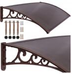 Gockowiak Előtető Bejárati Ajtó Fölé Erkély Előtető Polikarbonát Barna 80X120 (332115MG)