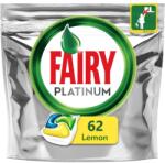 Fairy Platinum All in One Mosogatógép-kapszula Lemon 62 db XL Pack (8006540755624)