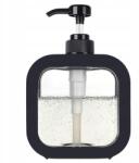 Folyékony szappan adagoló fekete átlátszó fürdőszobai 500ml (Dozownik pojemnik na mydło płyny czarny)