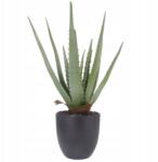 Jumi Aloe Vera Cserépben Műnövény Zöld Dekoráció Otthoni Irodába 45 CM (KW-321366)
