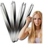 EdiBazzar Csipesz Szemöldök Állító csipesz Professzionális Precíziós 4db-os szett (Komplet pęset 4 szt profesjonalna skośna)