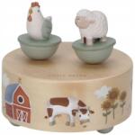 Little Dutch felhúzható zenélő doboz farm (LD7165)