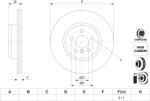 Bosch Disc frana BOSCH 0 986 479 F56 (0 986 479 F56) - automobilus
