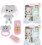 Magic Toys Little Stars iepuraș din pluș cu zornăitoare și telefon în mai multe variante, 1 buc (72808Z)