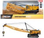 Magic Toys Metal World Utilaje - Macara metalică pe șenile la scară 1/55 (21527A)