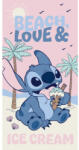 Aymax Disney Lilo és Stitch, A csillagkutya Beach Ice Cream fürdőlepedő, strand törölköző 70x140cm (Fast Dry) AYM451045 (AYM451045)