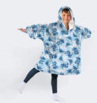 Aymax Disney Lilo és Stitch, A csillagkutya Blue belebújós plüss polár takaró, poncsó 7-14 év AYM076288 (AYM076288)