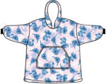 Aymax Disney Lilo és Stitch, A csillagkutya Light Rose felnőtt belebújós plüss polár takaró, poncsó AYM076271 (AYM076271)