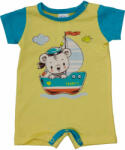 Asti Rövid ujjú kisfiú napozó pamut anyagból Vitorlás maci mintával (00100037068)