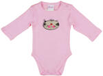 Asti Cicus hosszú ujjú baba body rózsaszín (21593045080)