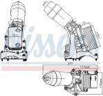 NISSENS Chladič motorového oleja NISSENS 91395 (91395)