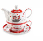Decorer Set 2 ceainice 2 cesti 11x5.5 cm, 250 ml (A72.12.60)