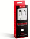 DeTech Кабел за данни DeTech DE-44M2, Micro USB, 2.0m, Бял - 40267
