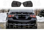 TUNING-TEC Stopuri LED compatibil cu BMW Seria 3 E90 Sedan (2005-2008) Fumuriu Light Bar F30 LCI Design (7063)