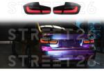 Tuning - Specials Stopuri LED BAR compatibil cu BMW Seria 3 F30 (2012-2019) Negru Fumuriu LCI Design cu Semnal Dinamic Secvential (6364)