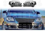 TUNING-TEC Faruri compatibil cu VW Passat B6 3C (2005-2010) DAYLIGHT Crom (6973)