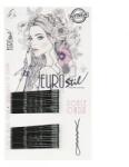  Eurostil Hullámcsatt Fekete 5 cm ferde 24db/csomag 04934/50