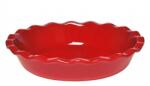 Emile Henry Szilikon tortaforma 26 cm, piros, kerámia, Staub (EH346131)