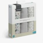 KikkaBoo Комплект 3 бр муселинови пелени 100х100см - Dreamy Fields Grey (31103010112)