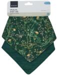 Kikka boo Комплект 2 бр муселинов лигавник Kikka Boo Secret Garden Green (31303030069)