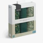 KikkaBoo Комплект 3 бр муселинови пелени 100х100см - Secret Garden Green (31103010104)
