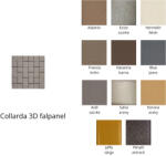 Innowall Collarada 3D falpanel 60x60cm - többféle színben (Collarada)