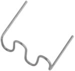 Extol Premium kapocs, nagy hullám, 0, 8 mm, szélesség: 15 mm, hossz. : 30 mm, 150 db (8862643)