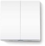 TP-Link - Întrerupător inteligent dublu pentru iluminat, Wi-Fi, alimentat cu 2 baterii AAA (AB0133)
