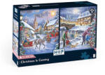 House of Puzzles 2 x 500 db-os XXL puzzle - Christmas Is Coming (0720) (HP0720)