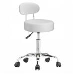  Háttámlás kozmetikai szék, fehér (HOP1001851-2)