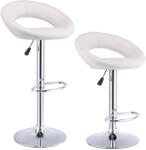  2 db bárszék, választható színben-fehér (HOP1000877-2)
