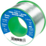 Logilink Forrasztóhuzal 1 mm (ólommentes + ezüst), 0, 7% réz, 100g (SA0006) (SA0006)