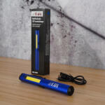 Delux Multifunkciós LED toll lámpa, tölthető (800mAh), 400lm, mágneses, kék színben - deLux DEL1851 (DEL1851)