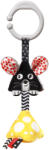 BabyOno függő csörgő kontrasztos színekkel MOUSE 1676 - babamarket