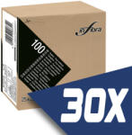 INFIBRA Szalvéta 25x25cm kapucsinó 2 réteg 100 lap/csomag (30 csomag) (I0834-KARTON)