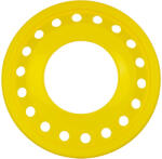 Dohány Frizbi 28, 5 cm lyukas sárga (407) - s1sport