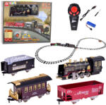 LEAN Toys Távirányítású Mozdony Rc Fényekkel, Füst Hangokkal 22 db