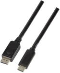LogiLink USB 3.2 Gen 1x1 USB-C M către cablu Display-port 1.2, 1, 8 m