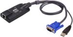 ATEN Adaptor KVM Aten, 1 x USB Type A Male + 1 x VGA - RJ-45 Female (KA7175-AX)