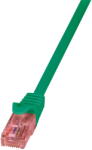 LogiLink Cablu patch PrimeLine, Cat. 6, U/UTP, verde, 1, 5 m