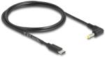 Delock Cablu de alimentare USB DC 4, 0 x 1, 7 mm apa 90 1, 5 m