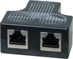 LogiLink Adaptor splitter cablu 1x mufă RJ45 la 2x mufe RJ45, 1: 1 paralel