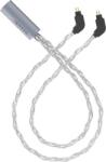 Dekoni Audio Ensemble USB-C Silver 52" Braided 2-Pin IEM Кабел за слушалки (CBZ-USBC-TW-52-2PIN)