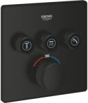 GROHE Grohtherm SmartControl kád és zuhany csaptelep süllyesztett z termosztáttal fekete 291262430 (291262430)